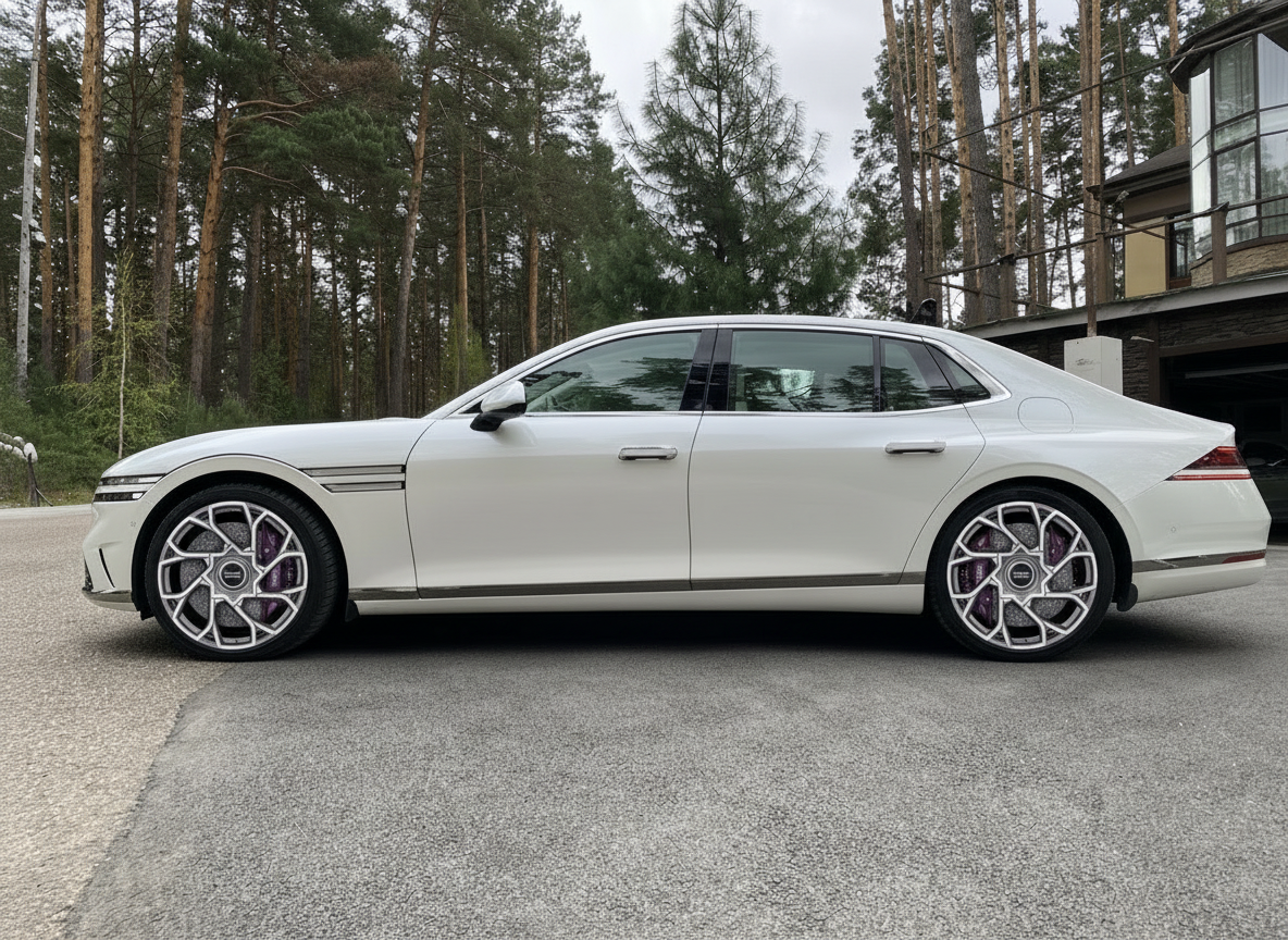 Примерка дисков на GENESIS G90