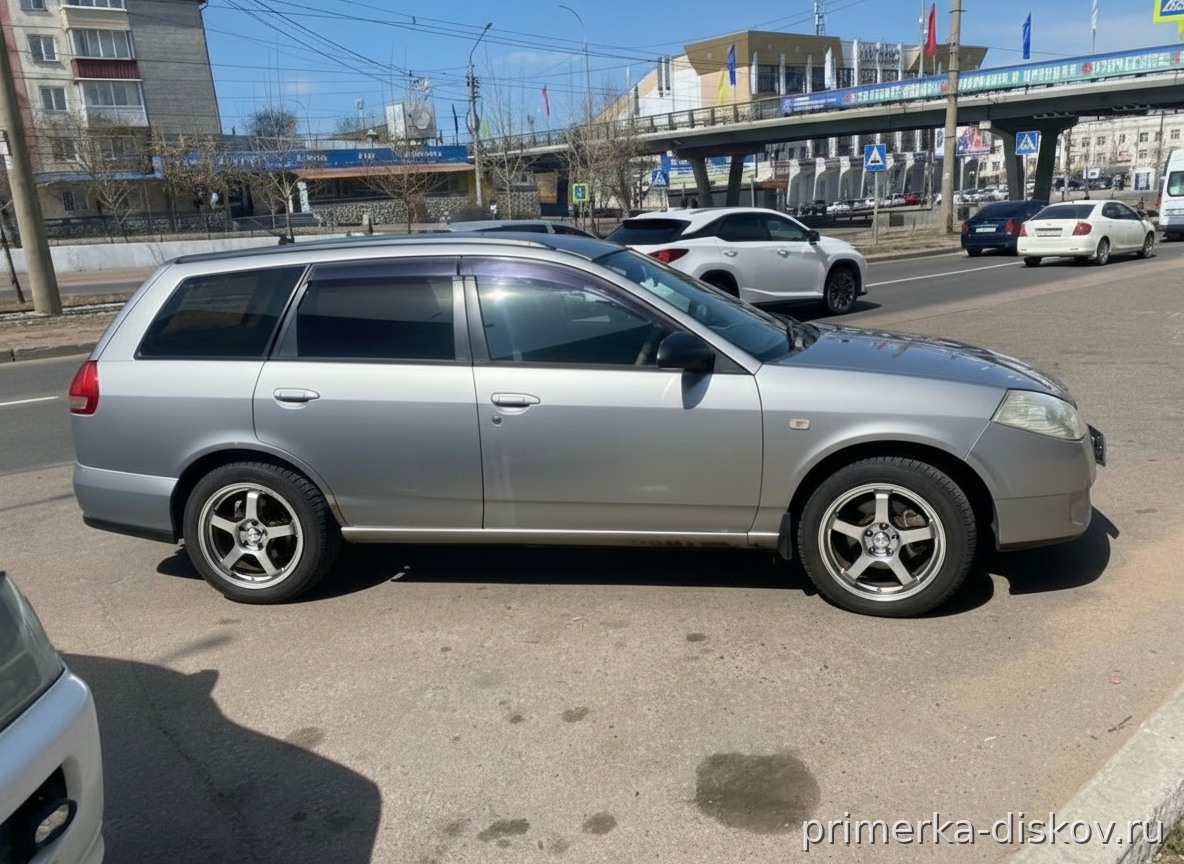 Примерка дисков на NISSAN