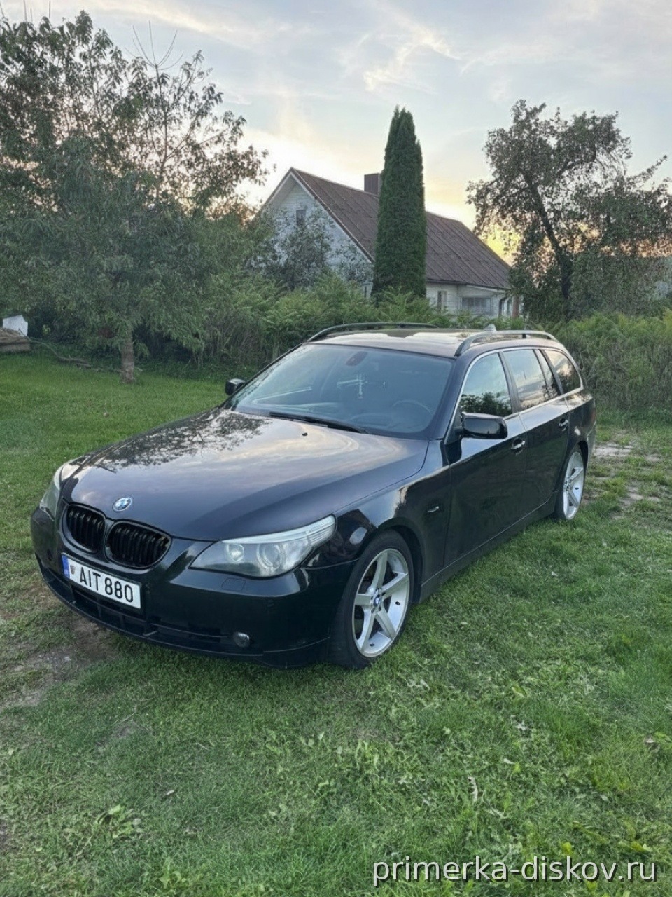 Примерка дисков на BMW 5-series E61 Touring 2003-2010