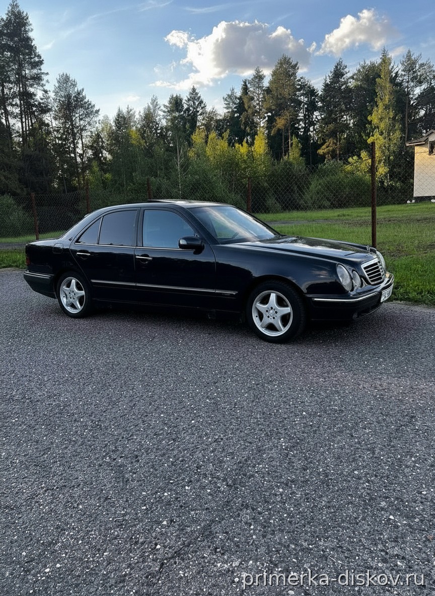 Примерка дисков на MERCEDES E-Klasse W210K Sedan 1995-2002