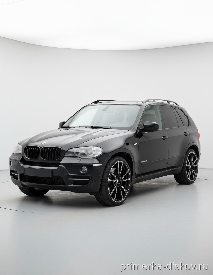 Примерка дисков на BMW X5