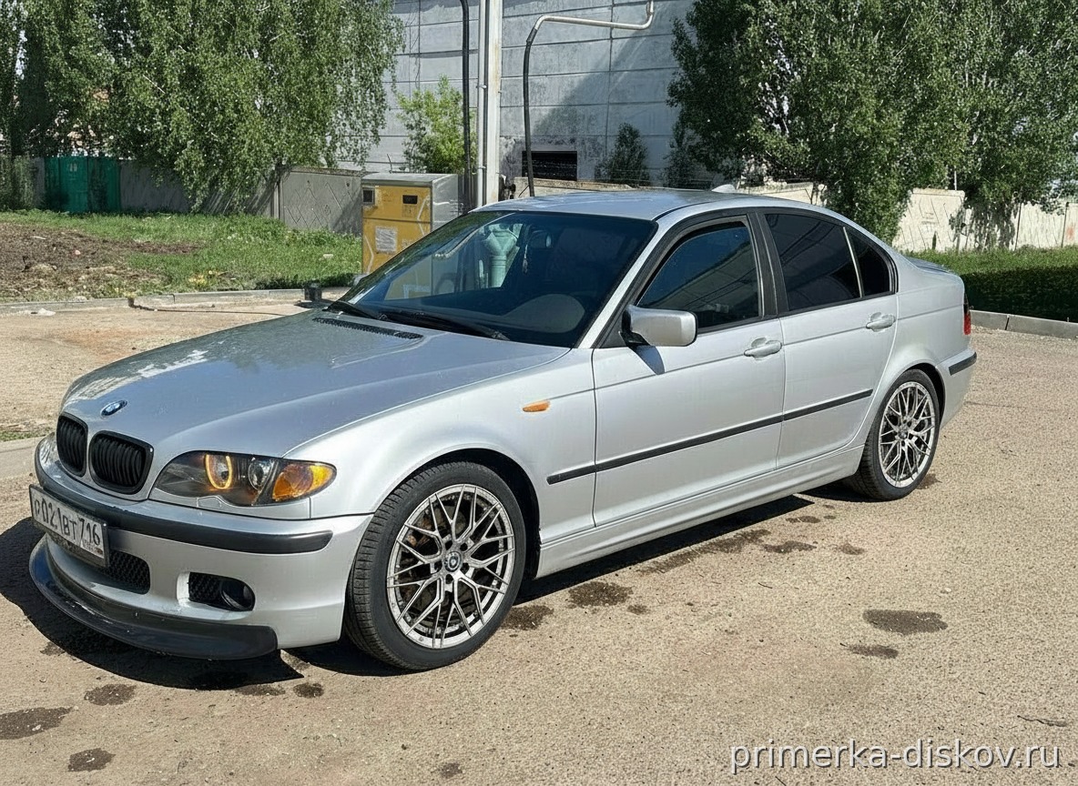 Примерка дисков на BMW 3-series E46 Sedan 1998-2005