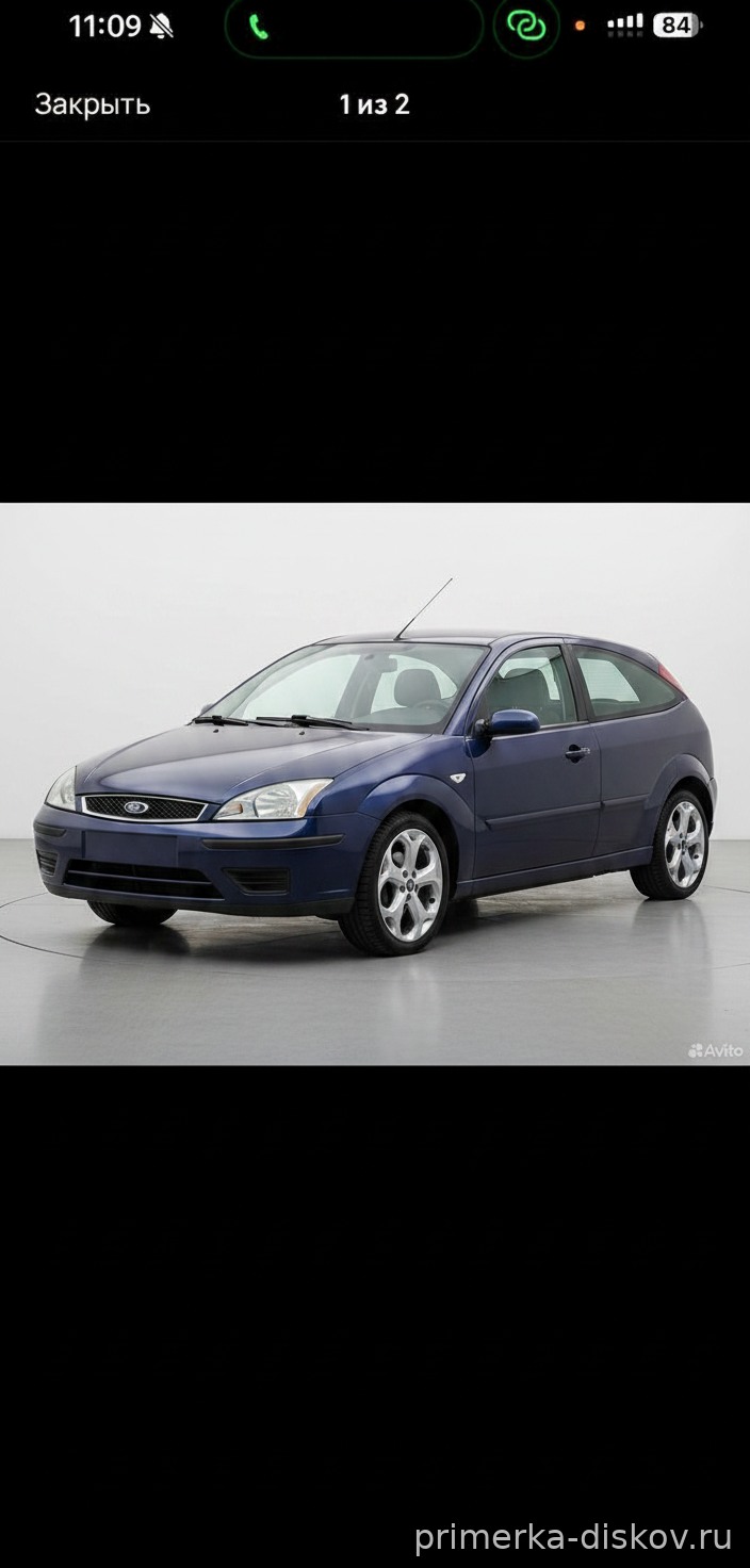 Примерка дисков на FORD Focus II Hatchback 2005-2007