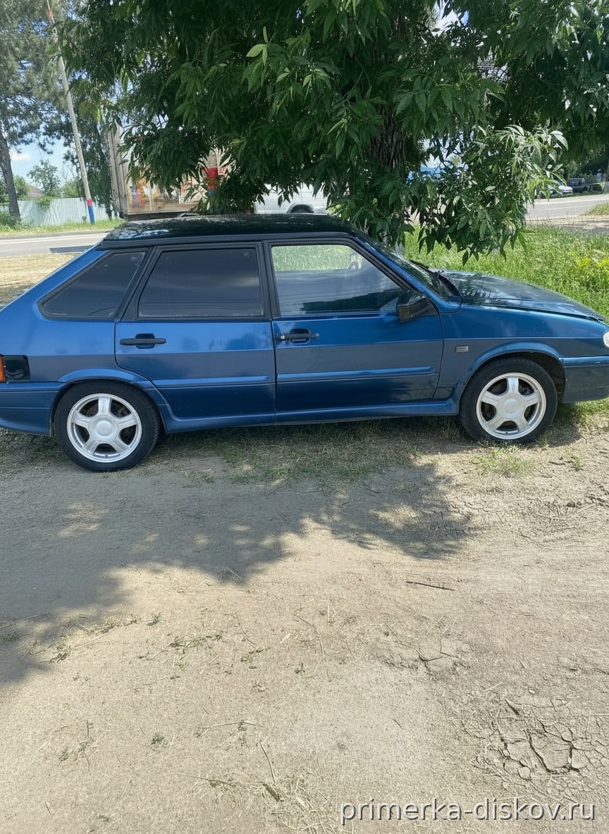 Примерка дисков на LADA (ВАЗ) Samara 2114 Hatchback 5d 2003-2013