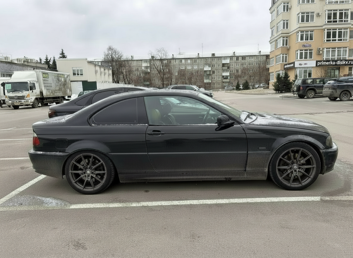 Примерка дисков на BMW 3-series E46 Coupe 1999-2007