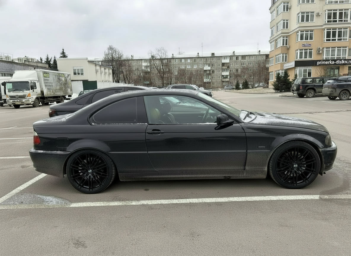 Примерка дисков на BMW 3-series E46 Coupe 1999-2007