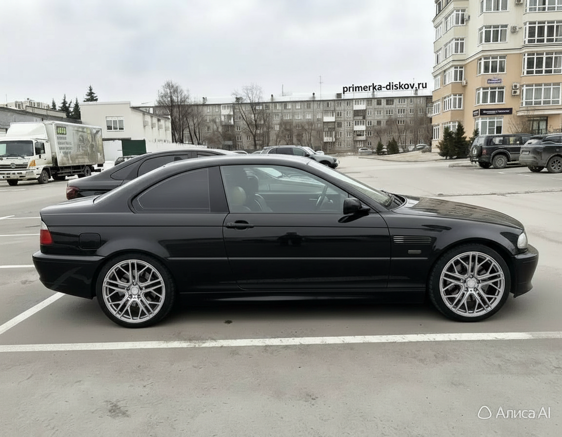 Примерка дисков на BMW 3-series E46 Coupe 1999-2007