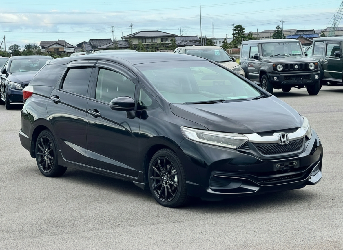 Примерка дисков на HONDA Fit Shuttle