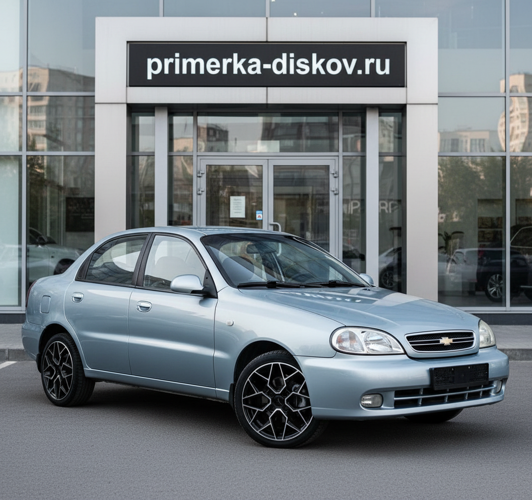 Примерка дисков на CHEVROLET Lanos Sedan 2002-2009