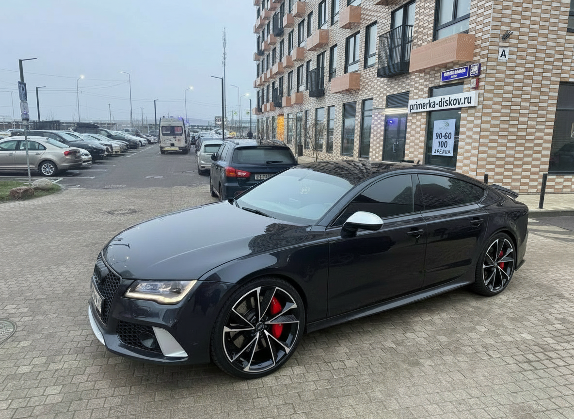 Примерка дисков на AUDI RS7 I (4G) Sportback 2013-2018