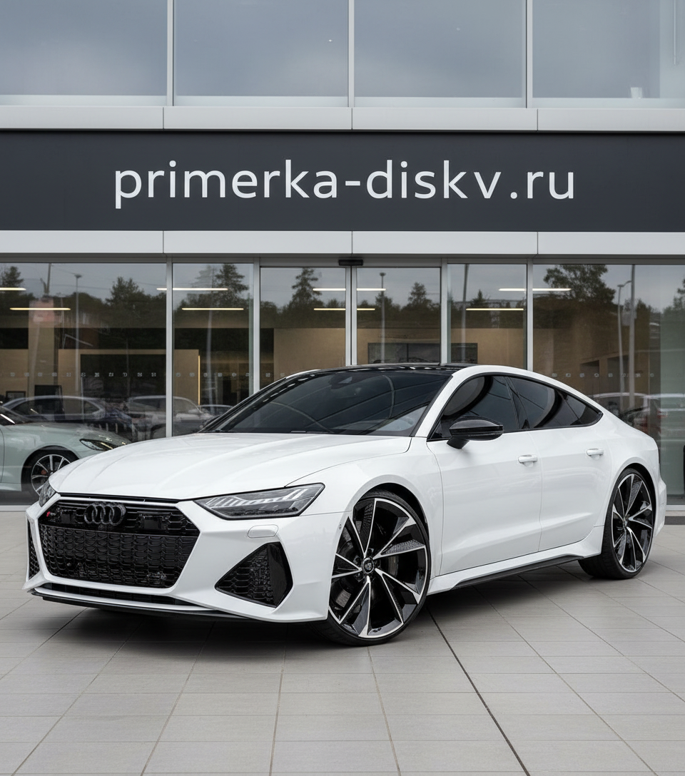 Примерка дисков на AUDI RS7 II (4K) Sportback 2019-2026