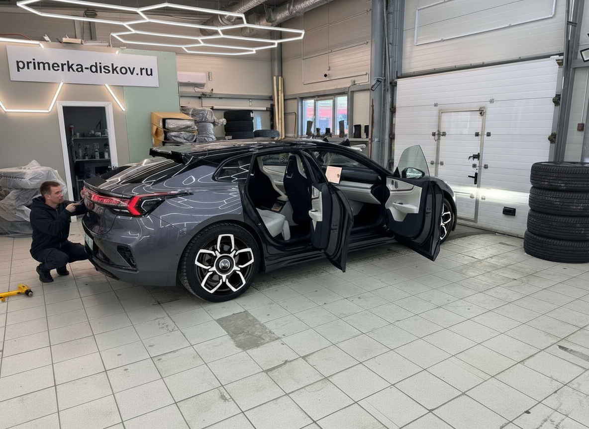 Примерка дисков на ZEEKR 001 Liftback 2021-2025