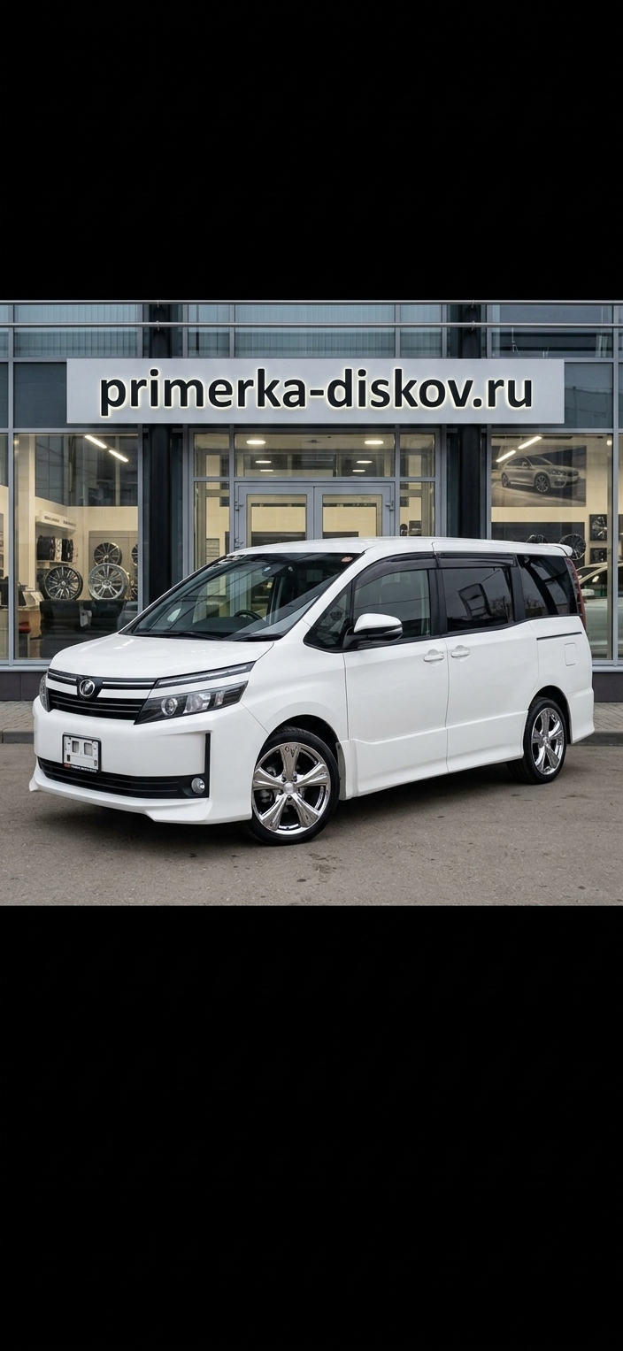 Примерка дисков на TOYOTA Voxy III (R80) Minivan 2014-2021