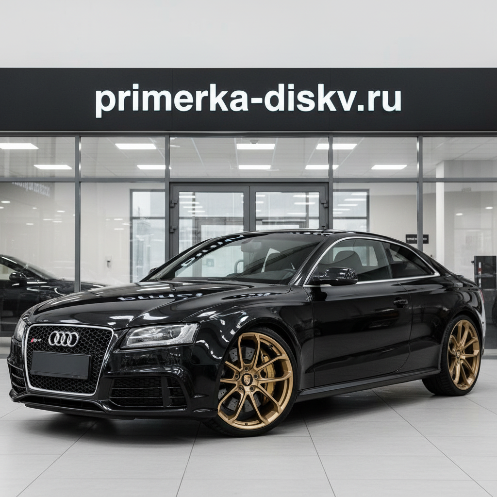 Примерка дисков на AUDI RS5 I (8T) Coupe 2010-2017