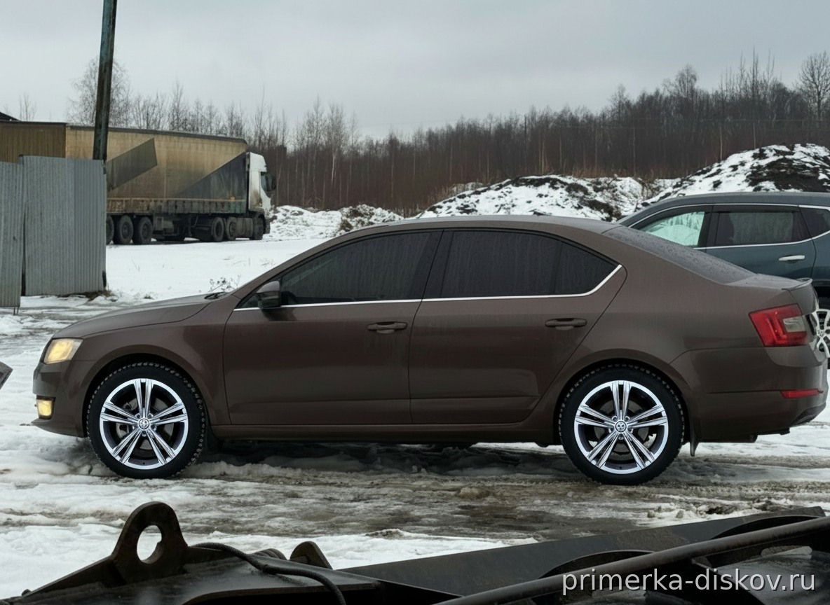 Примерка дисков на SKODA Octavia III (A7) Liftback 2013-2020