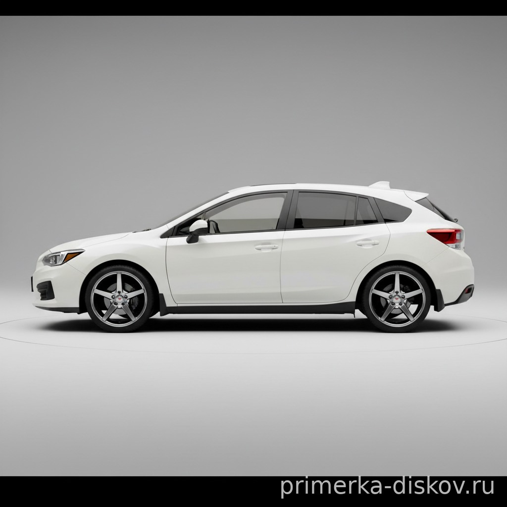Примерка дисков на SUBARU Impreza IV (GP) Hatchback 2011-2016