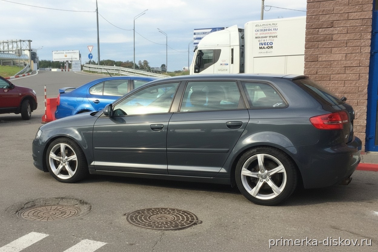 Примерка дисков на AUDI A3 II (8P) Hatchback 3d 2003-2012