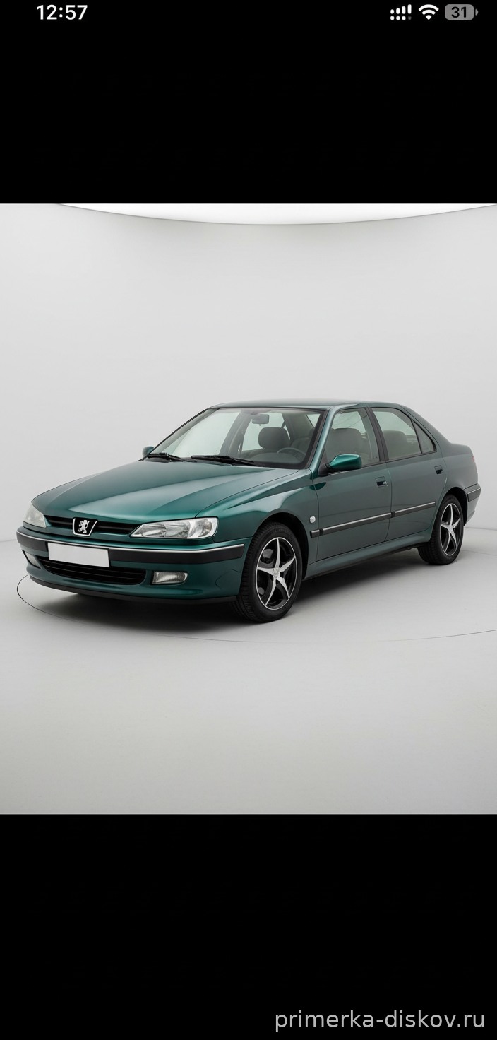Примерка дисков на PEUGEOT 406 Sedan 1999-2004