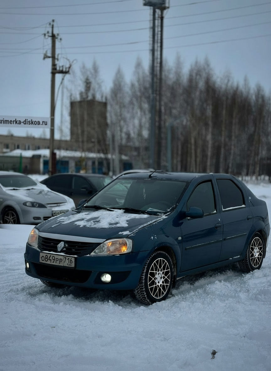 Примерка дисков на RENAULT Logan I Sedan 2004-2015