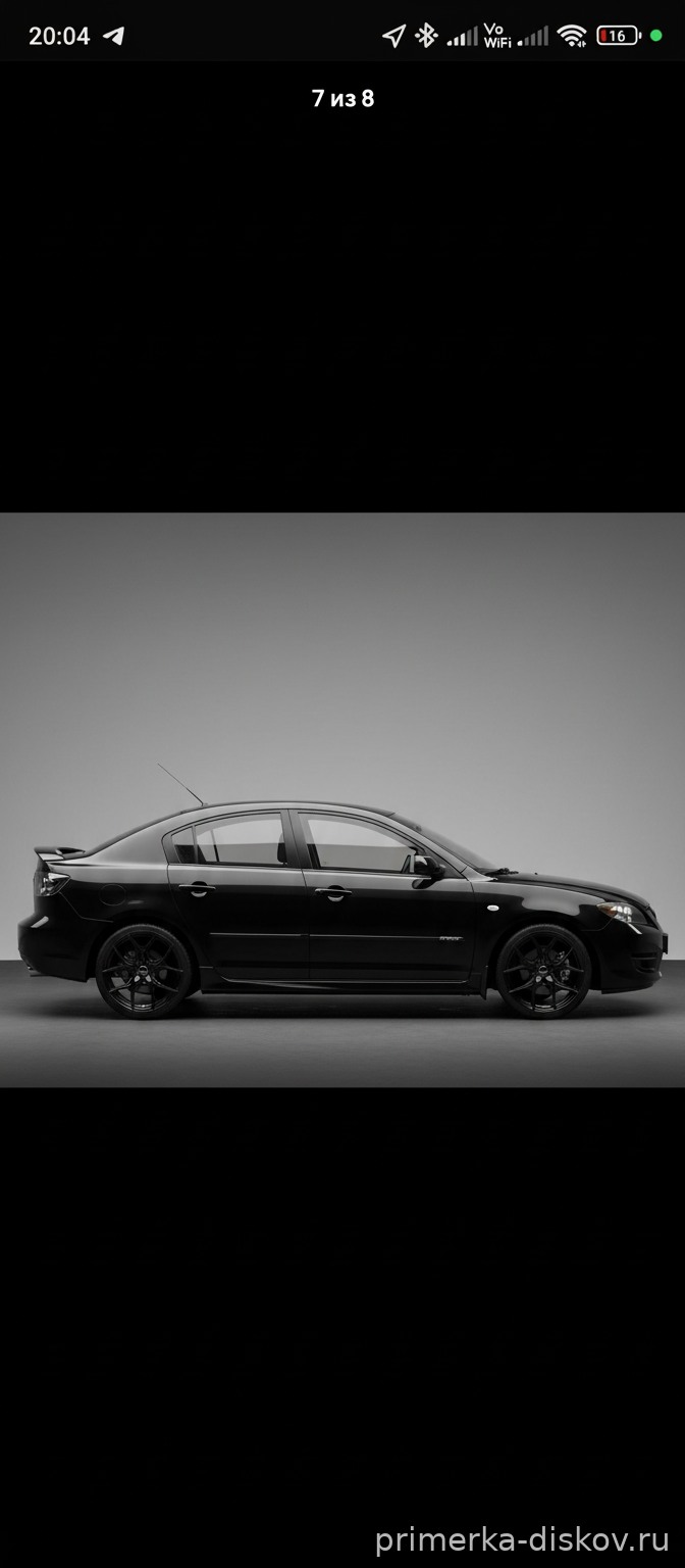 Примерка дисков на MAZDA 3 BK Sedan 2003-2009