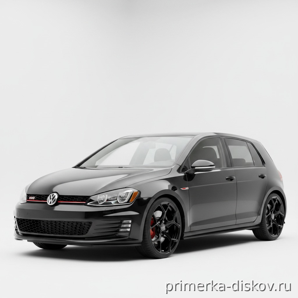 Примерка дисков на VOLKSWAGEN Golf VII Hatchback 2012-2016