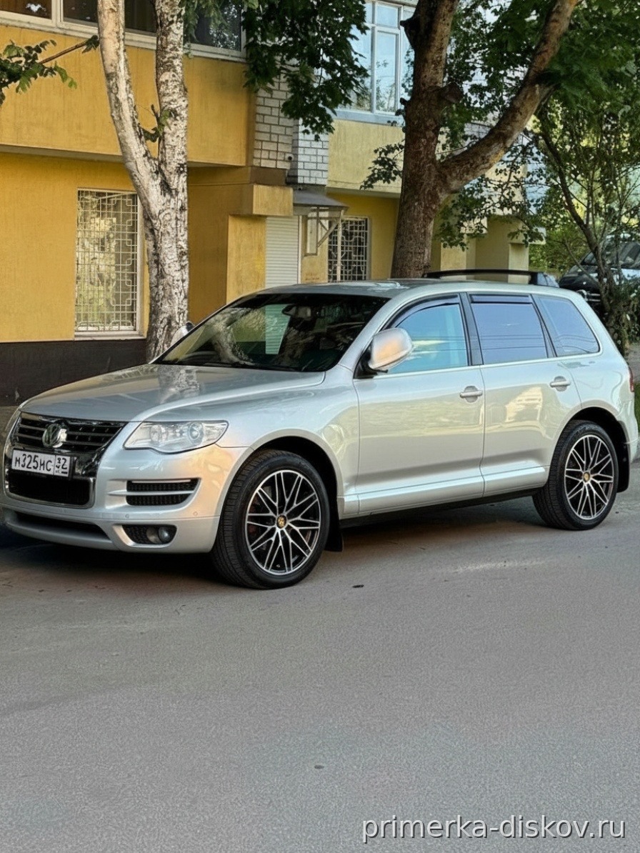 Примерка дисков на VOLKSWAGEN Touareg I SUV 2002-2010