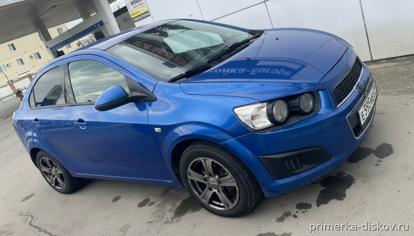 Примерка дисков на CHEVROLET Aveo III (T300) Sedan 2011-2016