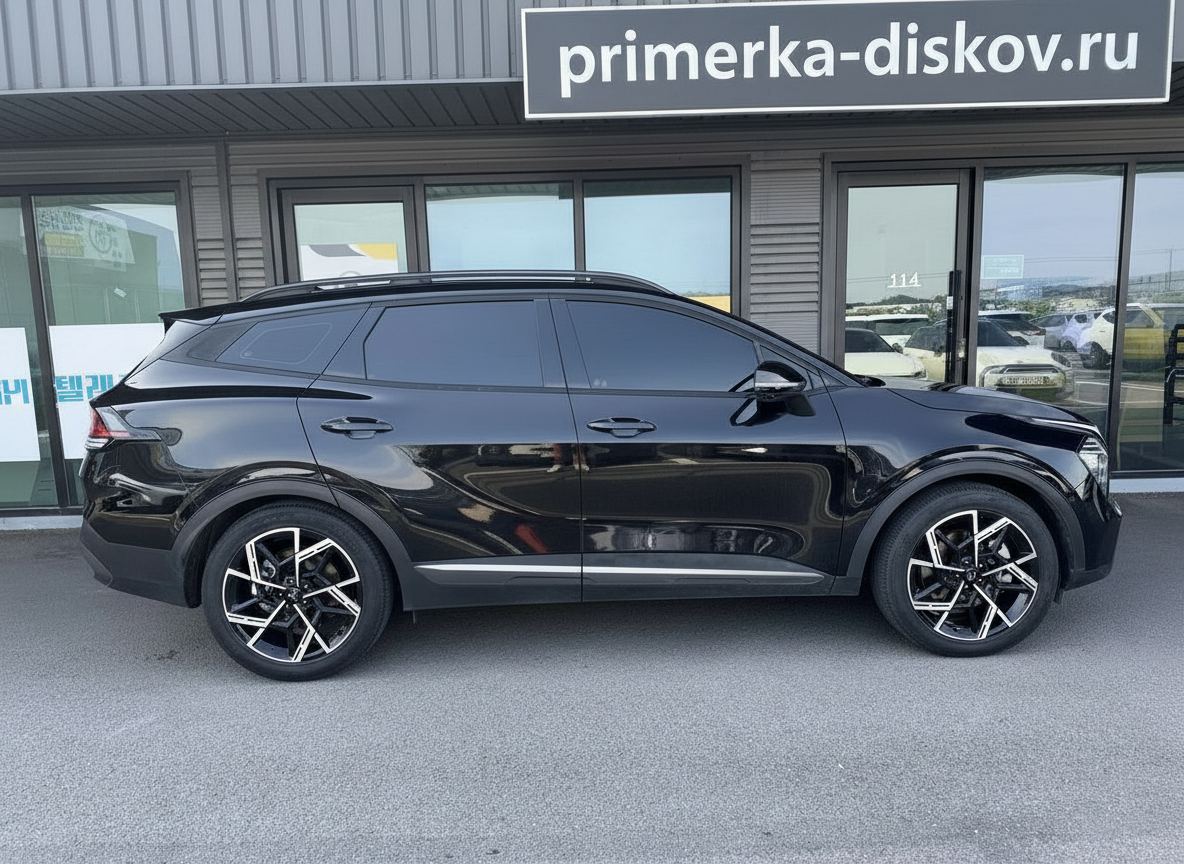 Примерка дисков на KIA Sportage