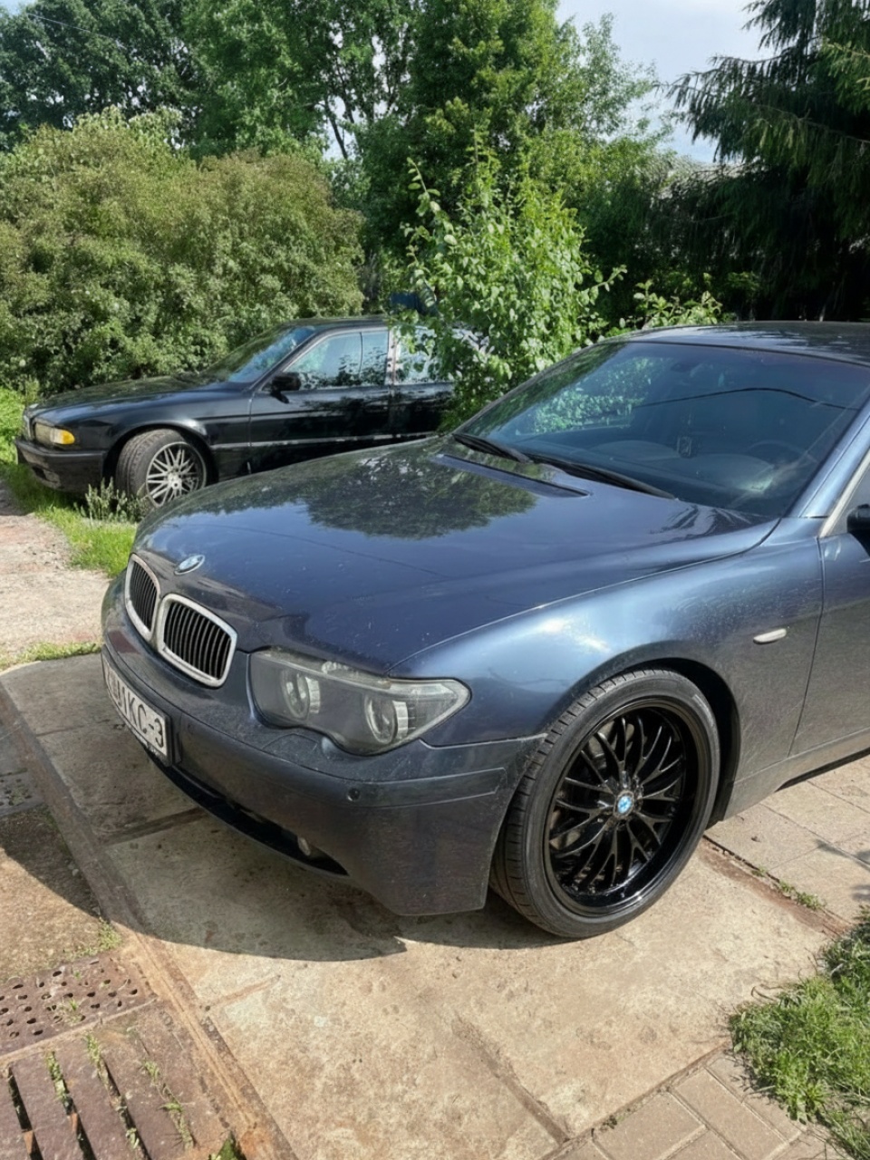 Примерка дисков на BMW 7-series