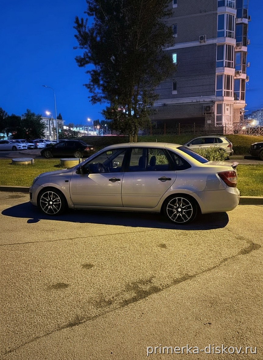 Примерка дисков на LADA (ВАЗ) Granta 2190 Sedan 2011-2018