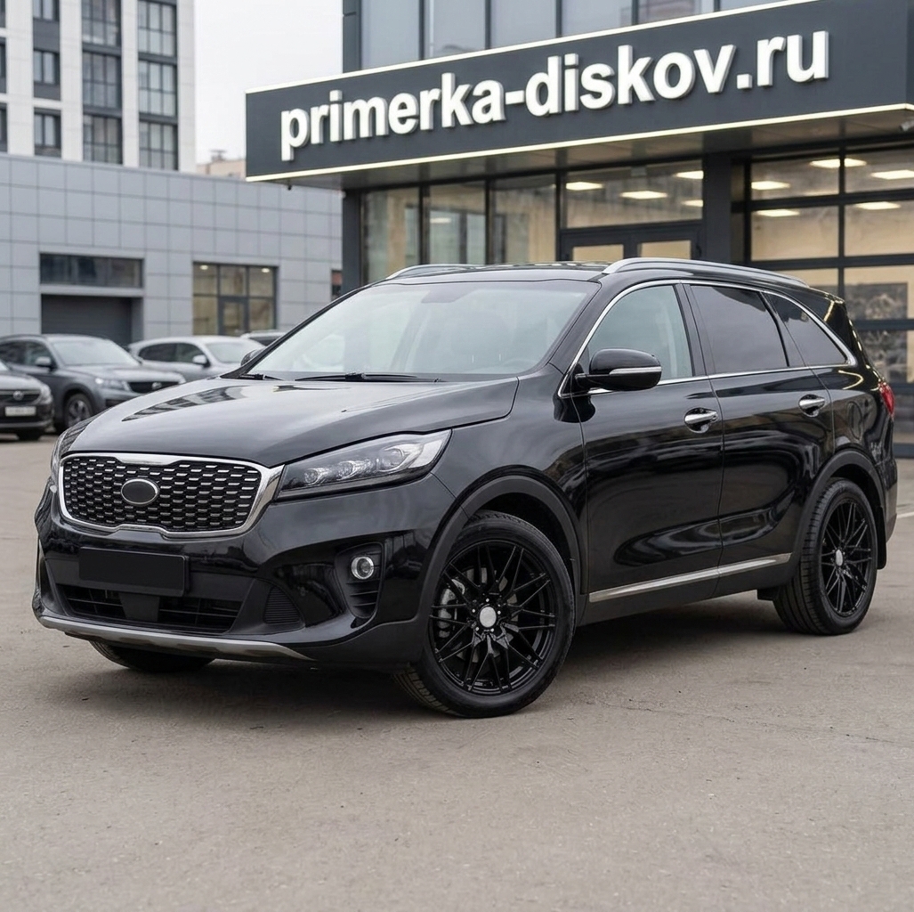 Примерка дисков на KIA Sorento II (XM/Restyling) SUV 2012-2021