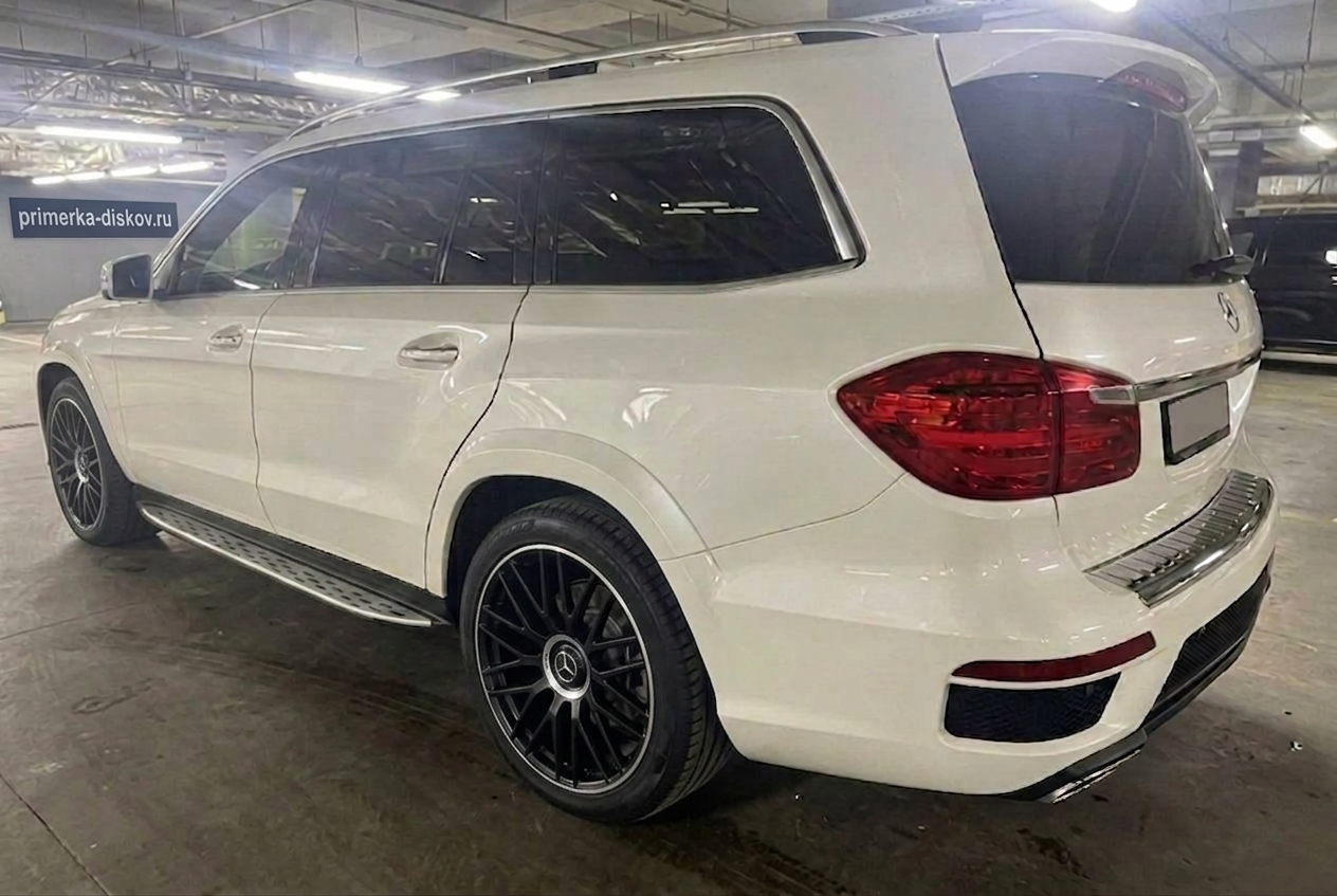 Примерка дисков на MERCEDES GLS-Klasse X166 2016-2019