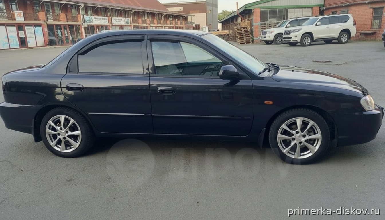 Примерка дисков на KIA Spectra FE 2000-2011