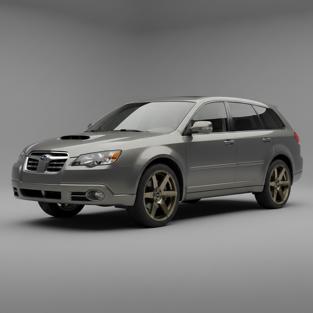 Примерка дисков на SUBARU Tribeca В9 B9 SUV 2005-2007
