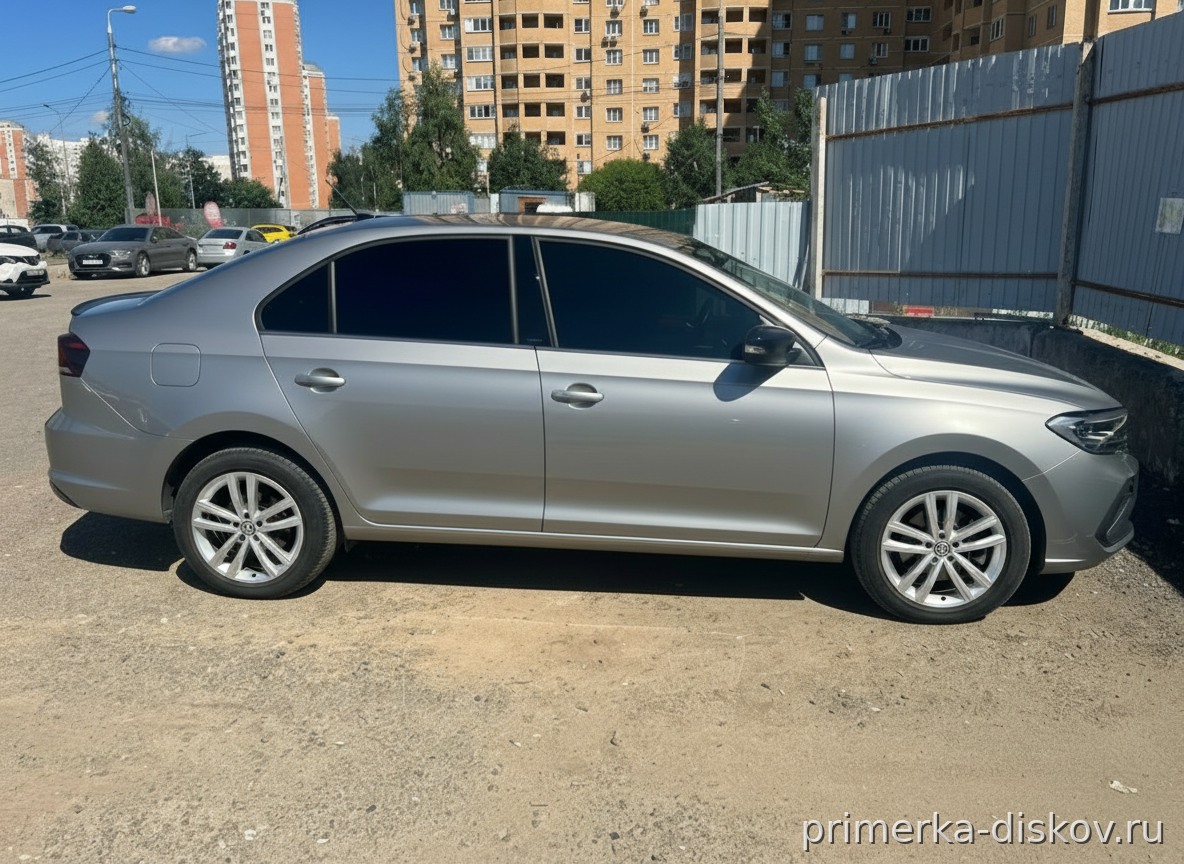 Примерка дисков на VOLKSWAGEN Polo