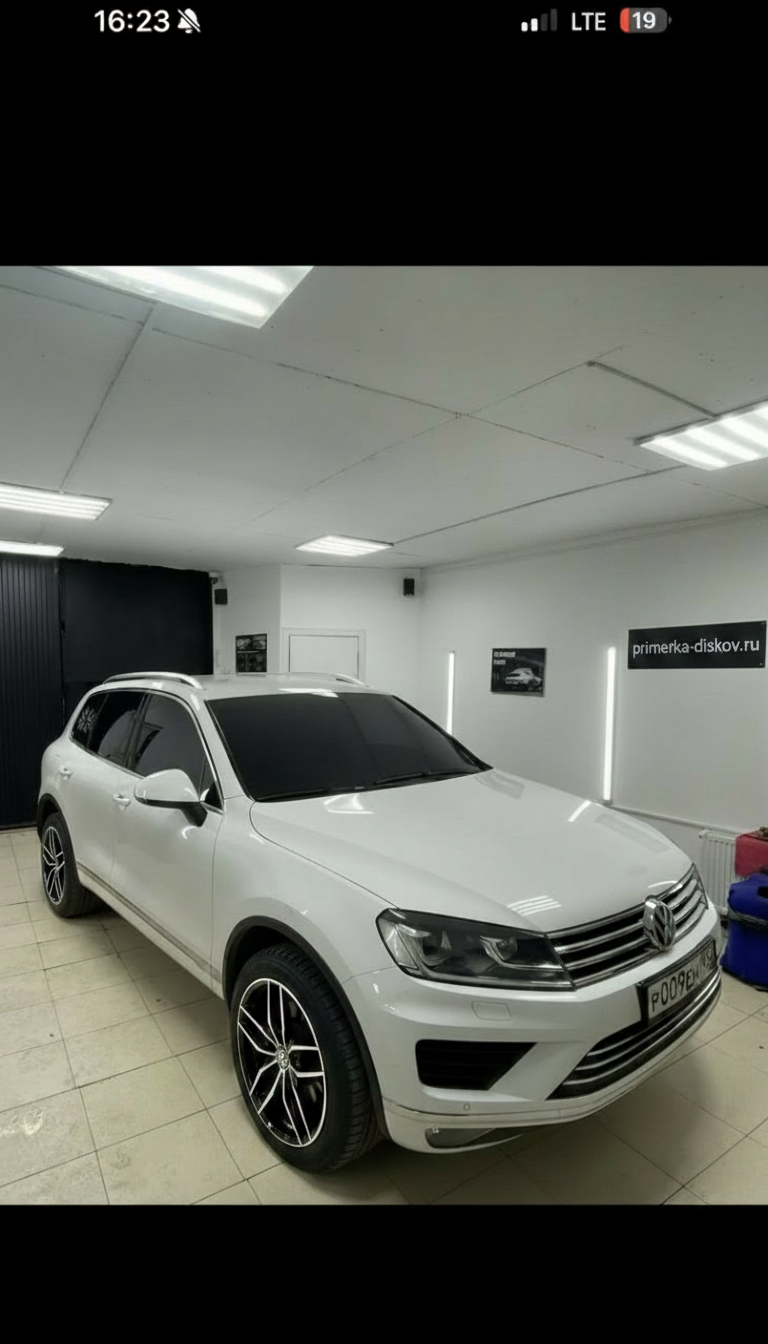 Примерка дисков на VOLKSWAGEN Touareg II/Restyling SUV 2014-2018