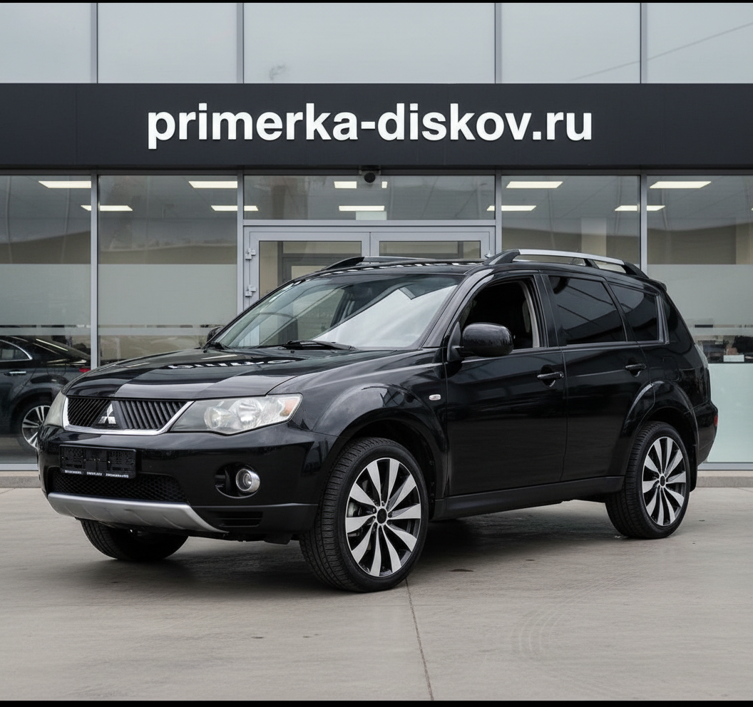 Примерка дисков на MITSUBISHI Outlander II (CW) SUV 2006-2012