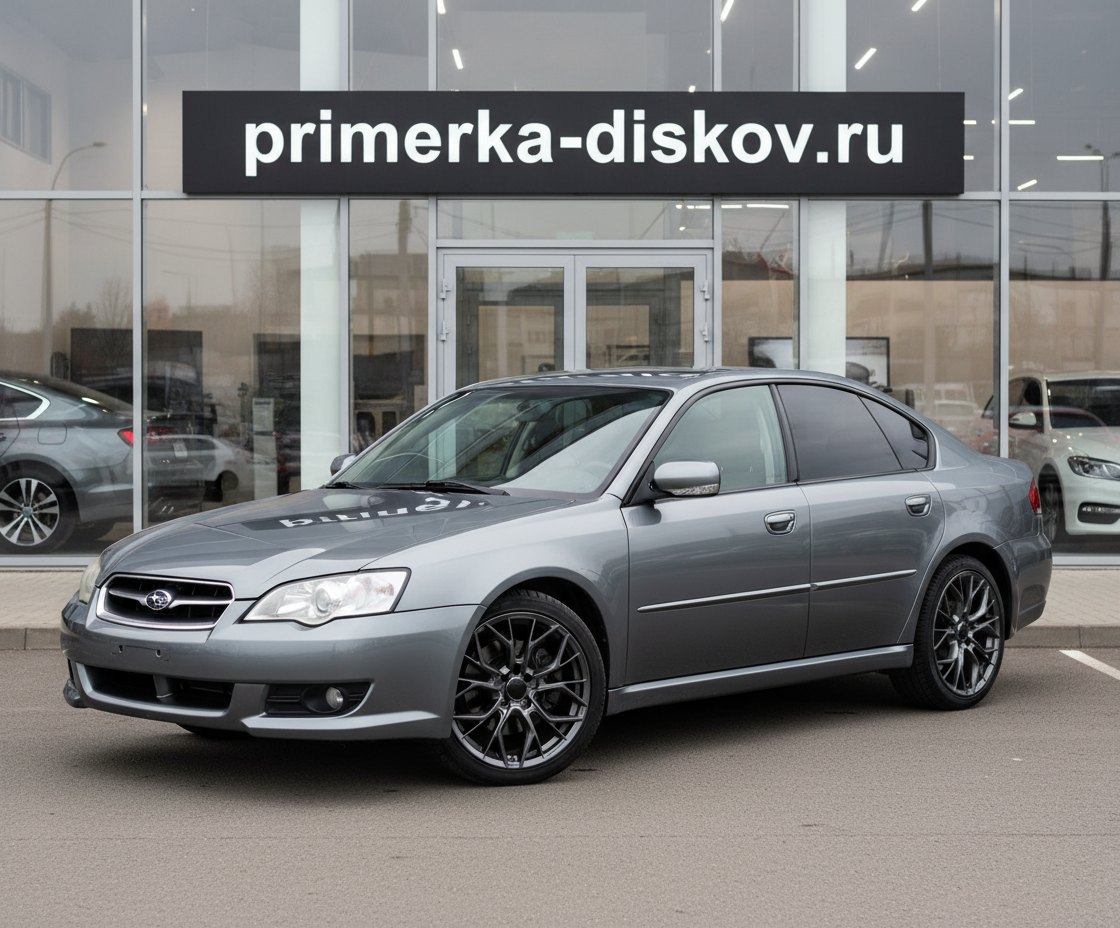 Примерка дисков на SUBARU Legacy IV (BL) Sedan 2003-2009