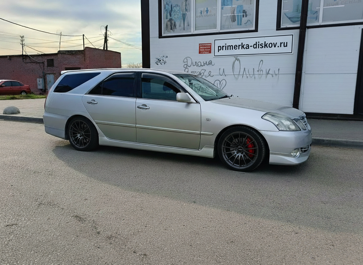 Примерка дисков на TOYOTA Mark X