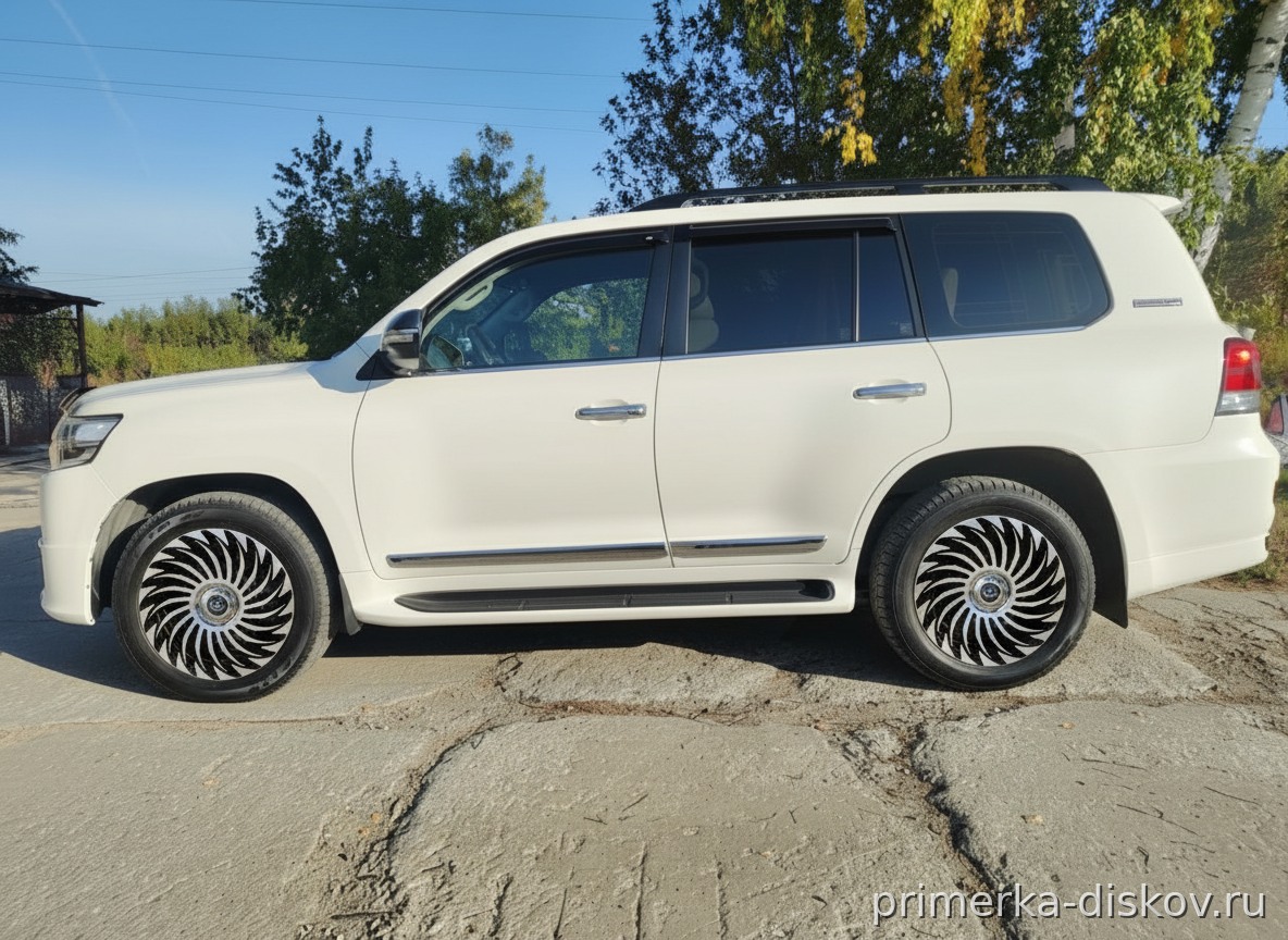 Примерка дисков на TOYOTA Land Cruiser 70