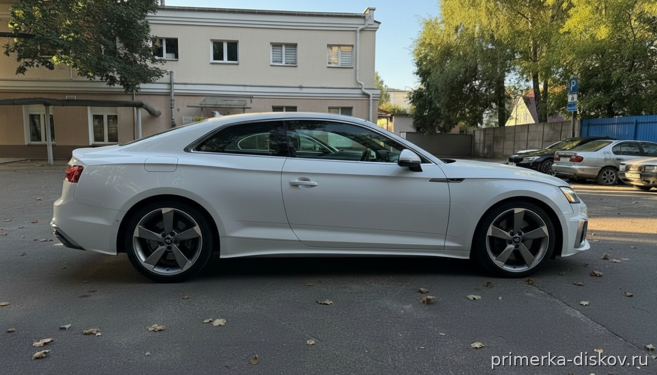 Примерка дисков на AUDI A5 II (F5) Coupe 2016-2020