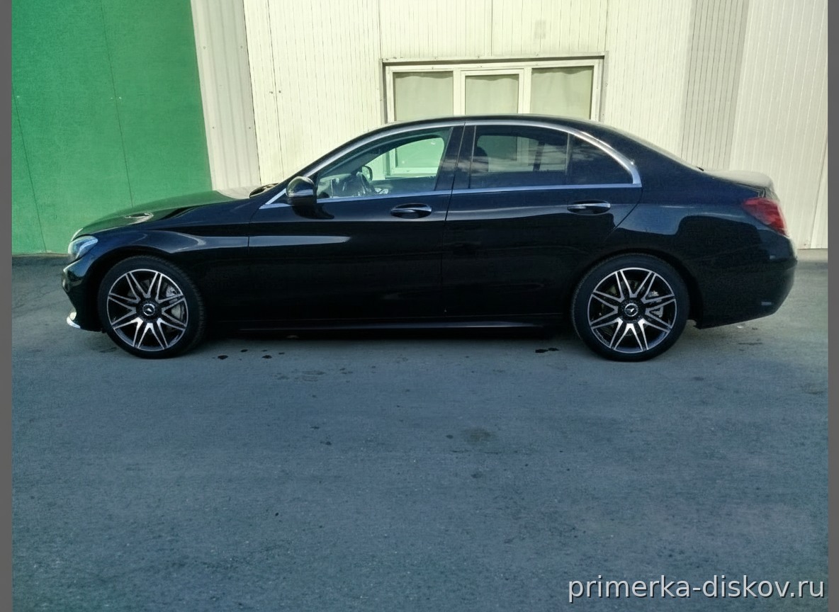 Примерка дисков на MERCEDES C-Klasse W205 Sedan 2014-2021