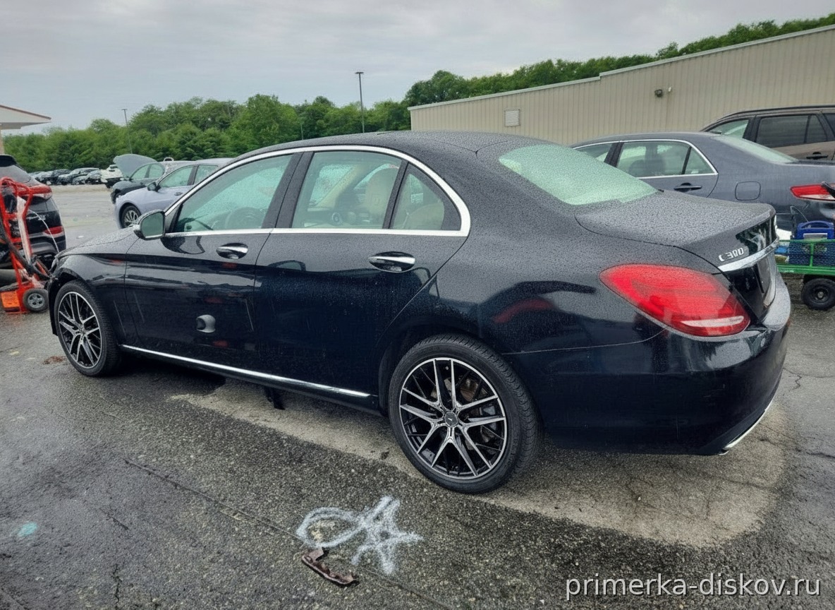 Примерка дисков на MERCEDES C-Klasse W205 Sedan 2014-2021