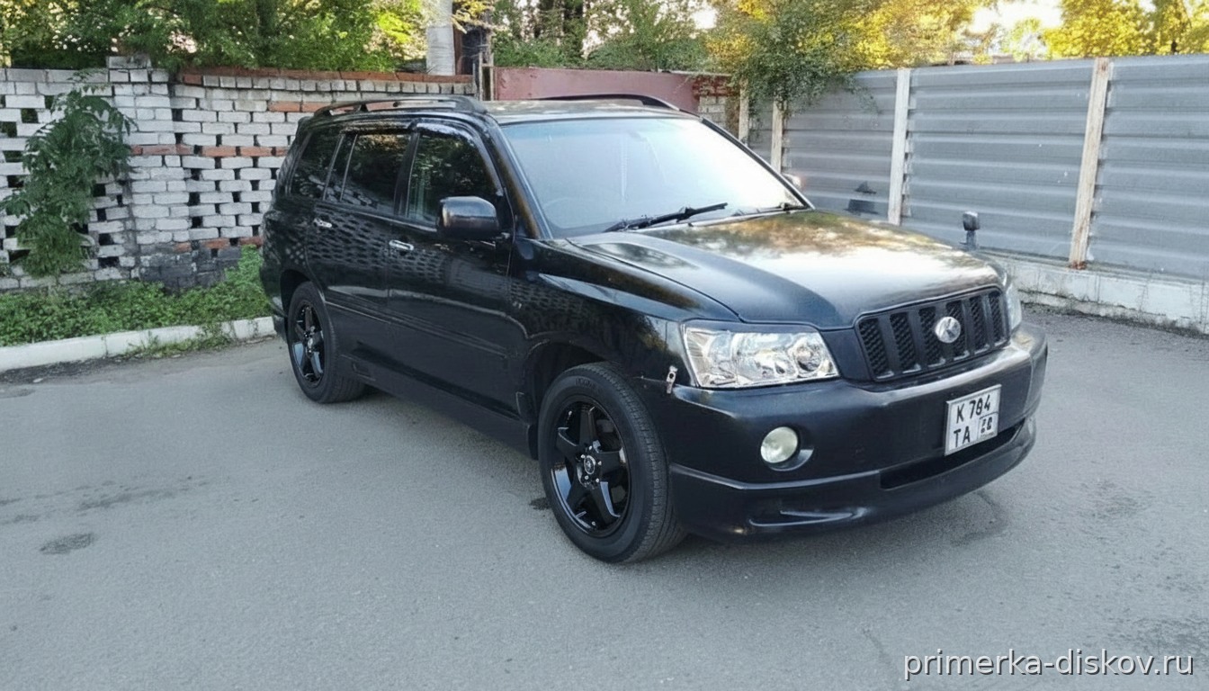 Примерка дисков на TOYOTA Highlander XU20 SUV 2001-2007
