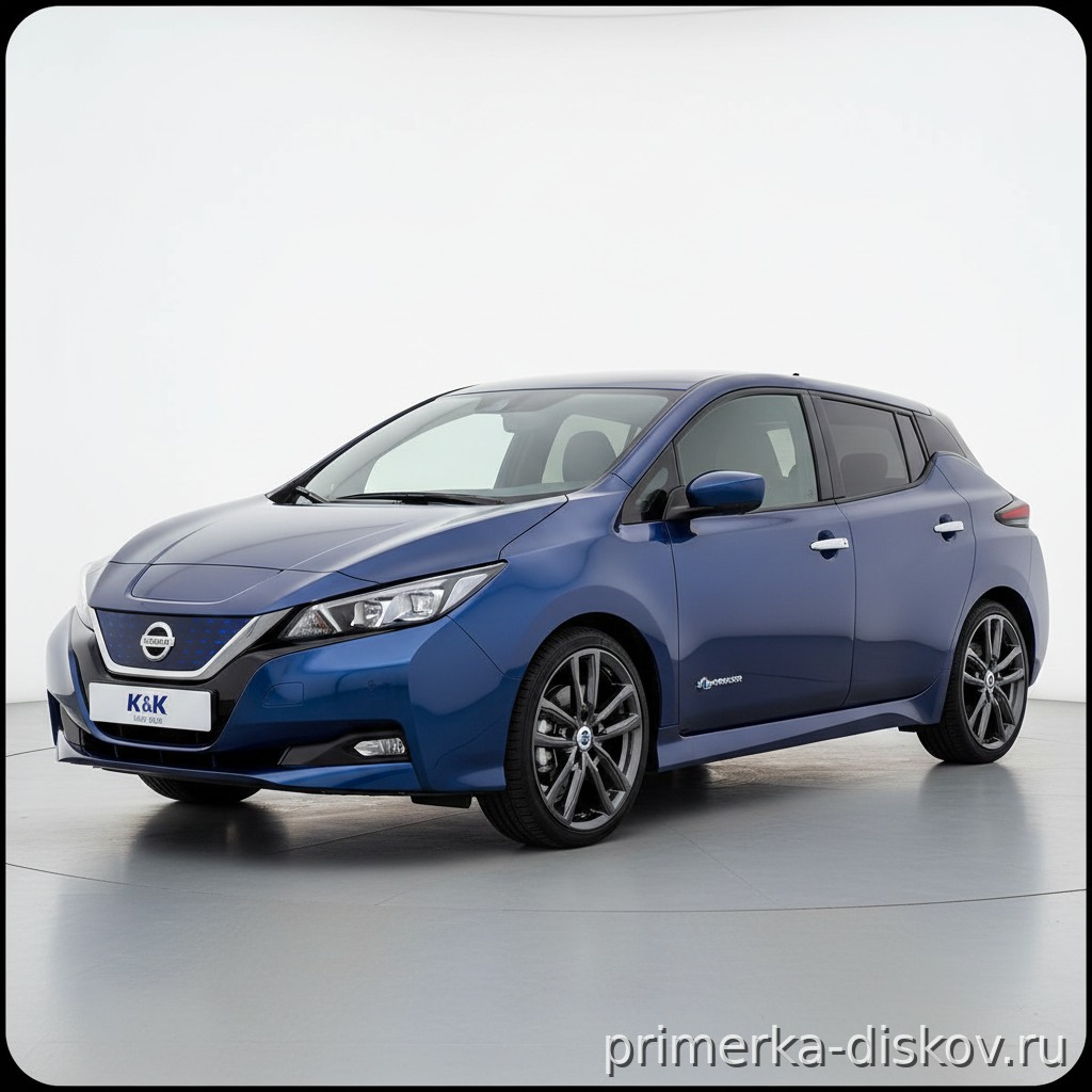 Примерка дисков на NISSAN Leaf ZE1 2017-2026