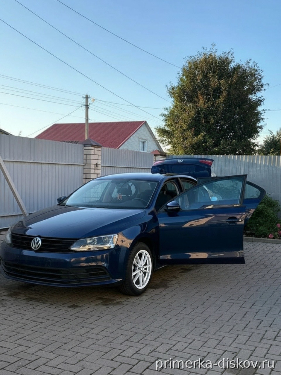 Примерка дисков на VOLKSWAGEN Jetta VI/Restyling Sedan 2015-2019