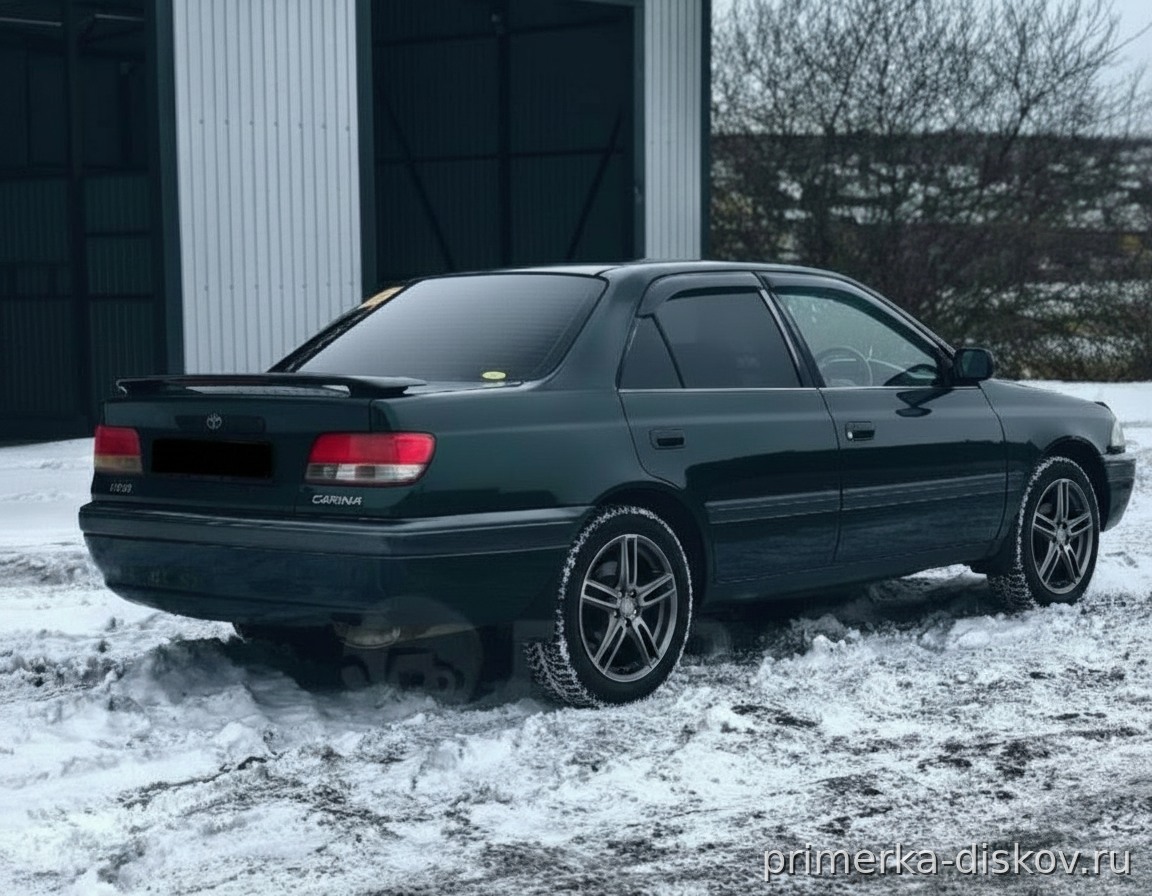 Примерка дисков на TOYOTA Carina T210 Sedan 1996-2001