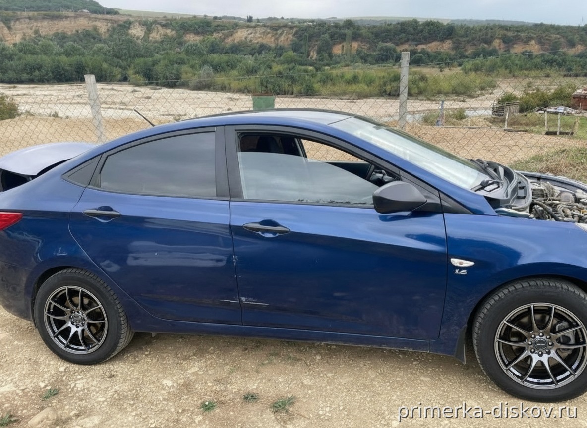 Примерка дисков на HYUNDAI Accent