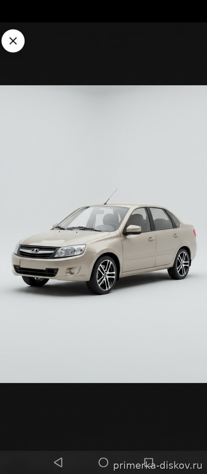 Примерка дисков на LADA (ВАЗ) Granta 2190 Sedan 2011-2018