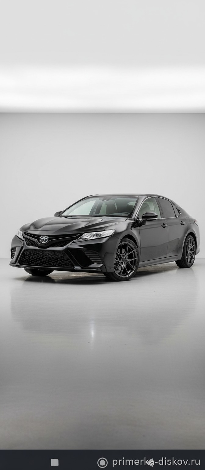 Примерка дисков на TOYOTA Camry XV70 Sedan 2018-2024